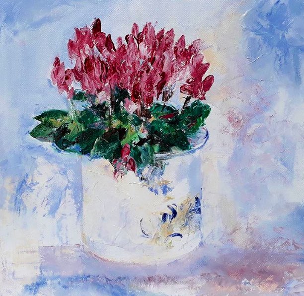 “Bring spring into your home” with one of these #paintings in the <a href="/StPeterMancroft/">St Peter Mancroft</a> latest #exhibitions curated by @thedigbys on until 16th March.