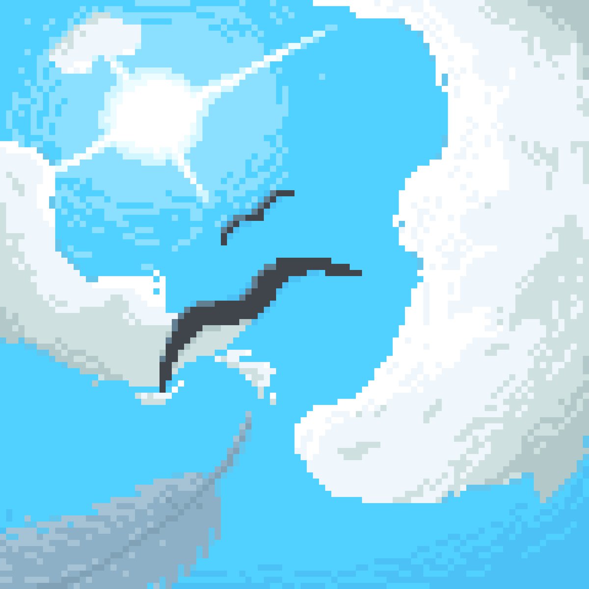 ひよこ日和 Pa Twitter 空 ドット絵 Pixelart Dotpict