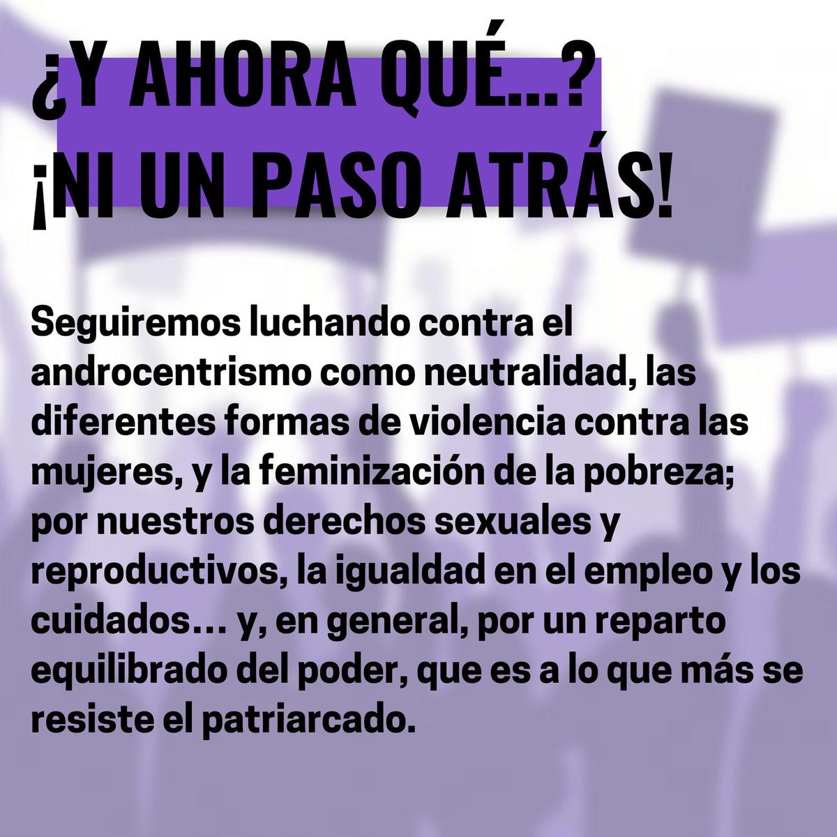mujoca_'s tweet photo. Lejos de terminar, nuestra lucha sigue en las calles, en nuestras casas, en nuestras escuelas, centros de trabajo…
¡¡Fuerza, compañeras, porque seguimos!!

#8M #Feminismo #Cantabria https://t.co/Hnz8dQJSmP
