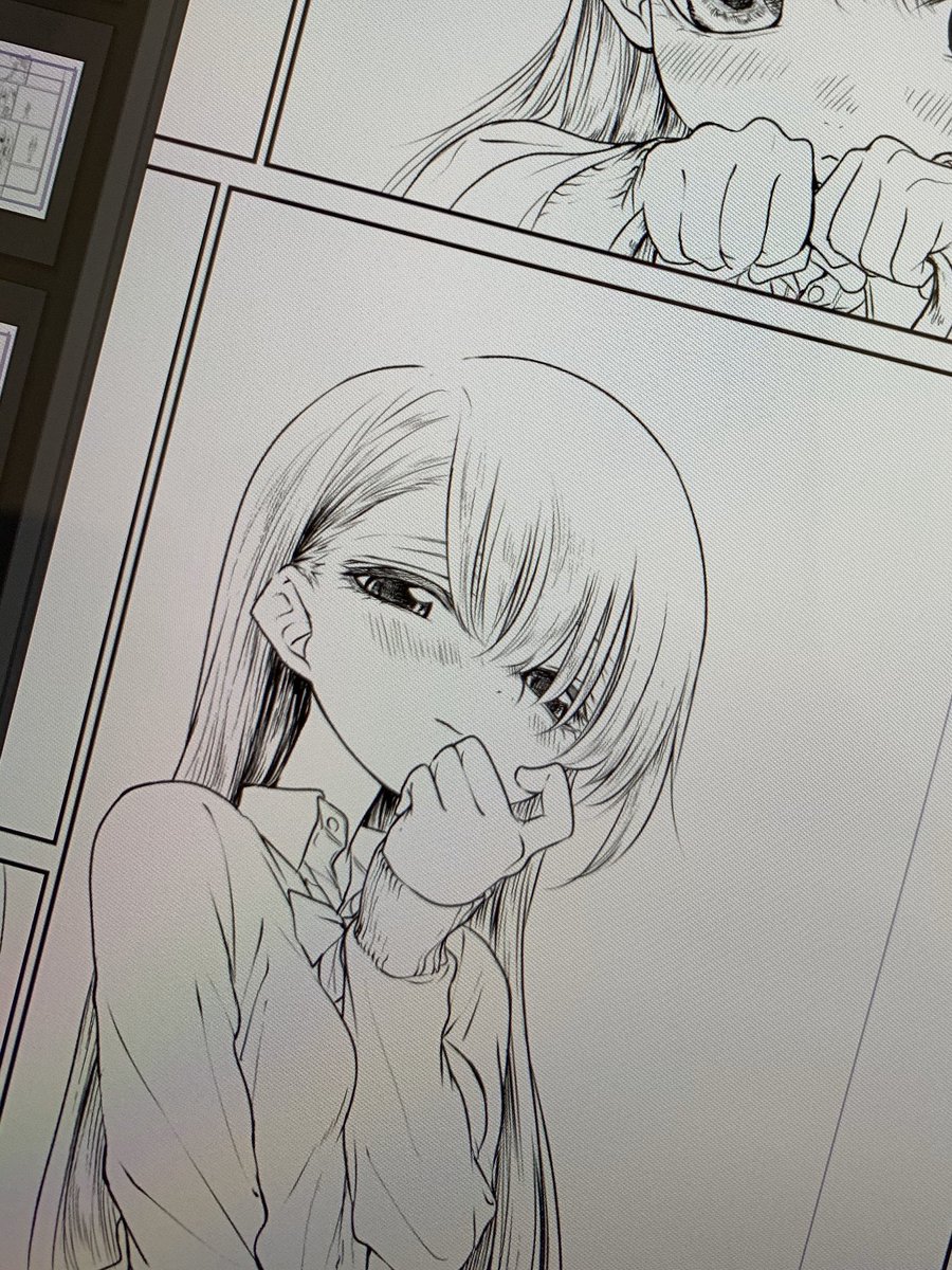 恍惚とした感じの表情描くのたのしい... 