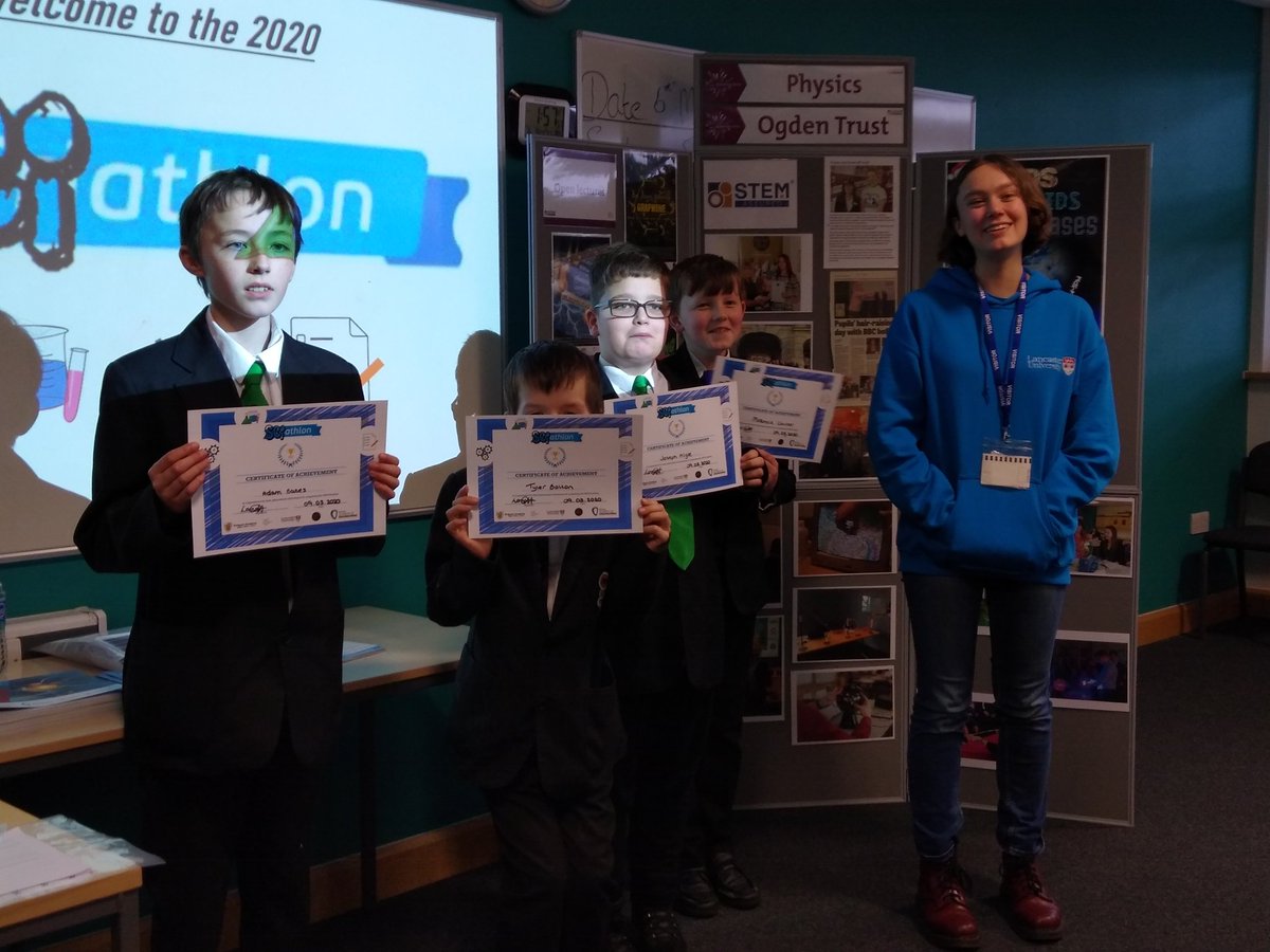 Fun had by all at primary sciathalon. <a href="/BlackpoolSixth/">Blackpool Sixth</a> <a href="/PhysicsNW_ogden/">Mhairi Mitchison</a> <a href="/RAEngNews/">Royal Academy of Engineering</a> <a href="/LancUniPhysics/">Lancaster Physics</a> #sciathalon <a href="/HodgsonSci/">Hodgson Science Dept</a>