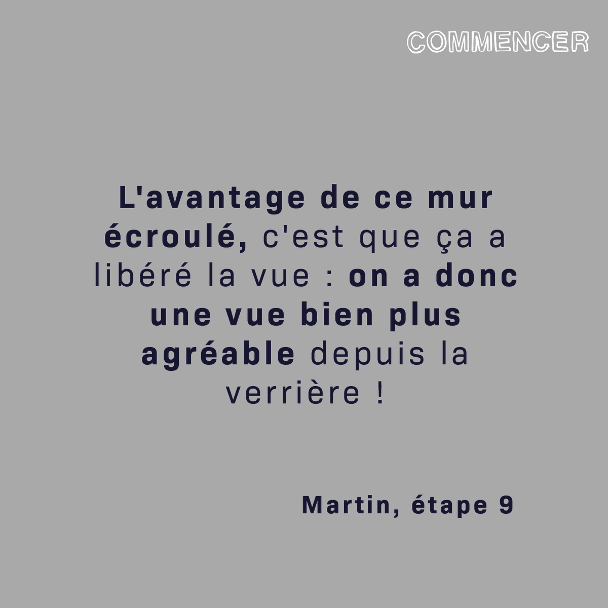 Toujours voir le côté positif, une philosophie de la vie essentielle quand on se lance dans l'entrepreneuriat 👌 C'est ce que nous expliquent Martin et Robinson dans l'épisode 9 de Commencer, disponible ici 👇
nouvellesecoutes.fr/commencer/