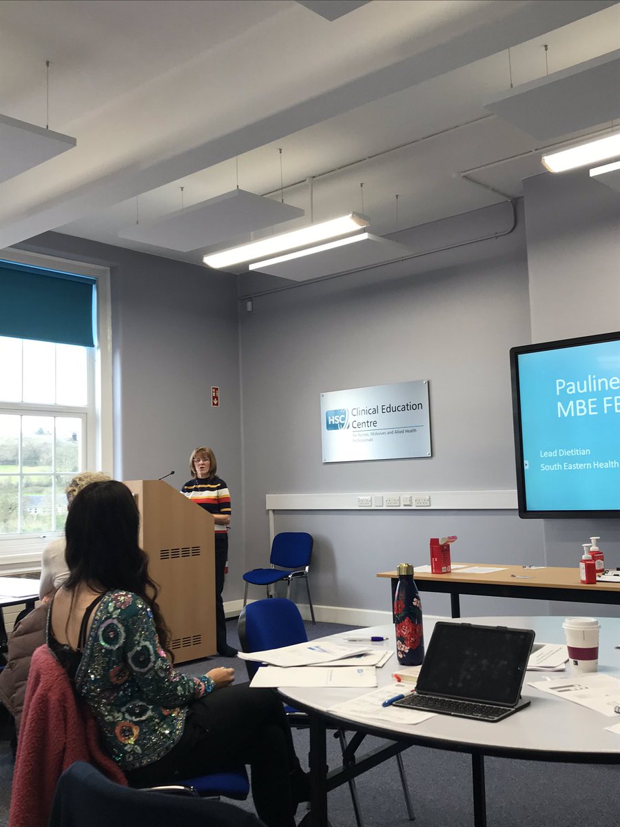 marshall_paula's tweet photo. Excited to be attending the @HSCCEC today for our Public Health Dietitian’s #ModelAndCareProcess training day @BDA_Dietitians @NHSCTrust https://t.co/rmpGKXJWeO