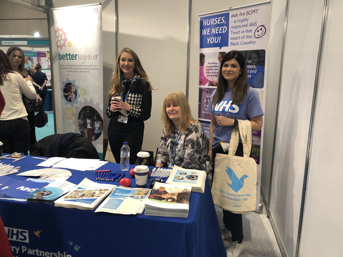 😁✨We are up, ready and raring to go at the <a href="/NursingJobsFair/">RCNi Nursing Careers and Jobs Fair</a> Nursing Careers and Jobs Fair at the NEC today! Come over to Stand 28 to chat to our amazing HR team about our career opportunities! Dudley and Walsall Mental Health Partnership NHS Trust <a href="/DWMHNHS/">DWMH NHS Partnership Trust</a> #careers