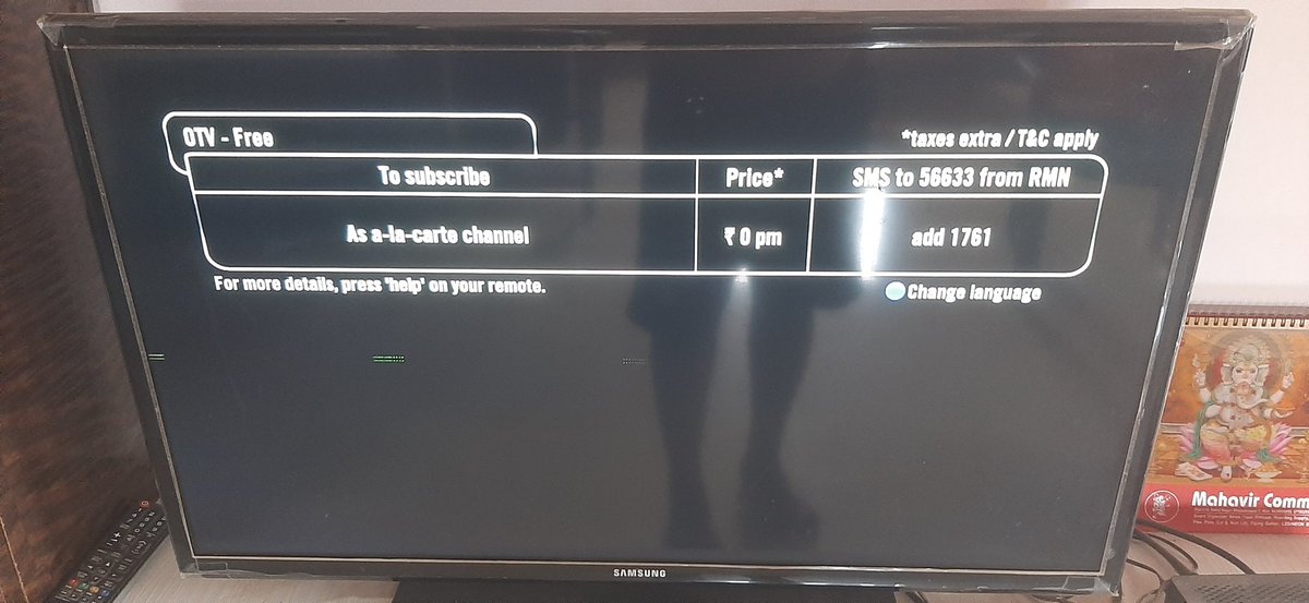 debasis50's tweet image. Hi still the mentioned channels are not coming. Attaching screenshot. Set top box is on. Other channel 1765,1766 etc are coming.