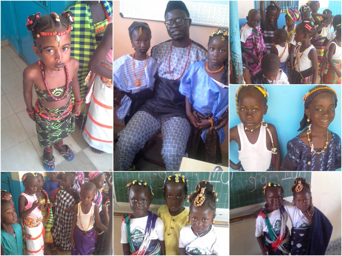 De viering op 18 februari van "Independence Day" in #Gambia op "onze" Nursey School. Het vieren van de verkregen #onafhankelijkheid van Gambia in 1965.