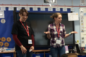 NADPTraining's tweet photo. We headed to St Nicholas Primary School in Idmiston to discuss handwashing with the 5-7 year olds! #NADP #handwashing @PHE_uk @thevirologist @idmistonpc https://t.co/ZmqB3Yb69A
