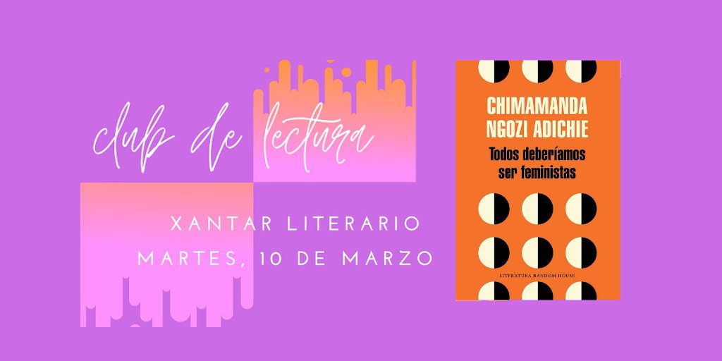 Non vos esquezades que hoxe temos unha nova edición do club de lectura A liña violeta, cun xantar literario para falarmos sobre o libro Todos deberíamos ser feministas.
#iesdeteis #igualdade #igualdad #8m