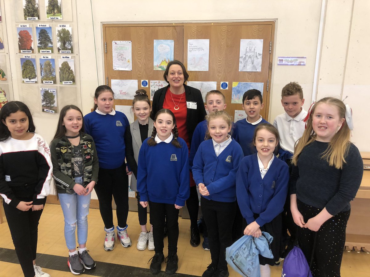 class912's tweet photo. @YsgolMaesglas Our One Worlders and Sally Holland @childcomwales are working together to make a plan to help teach the other children their rights! https://t.co/JxhB2UdOSF