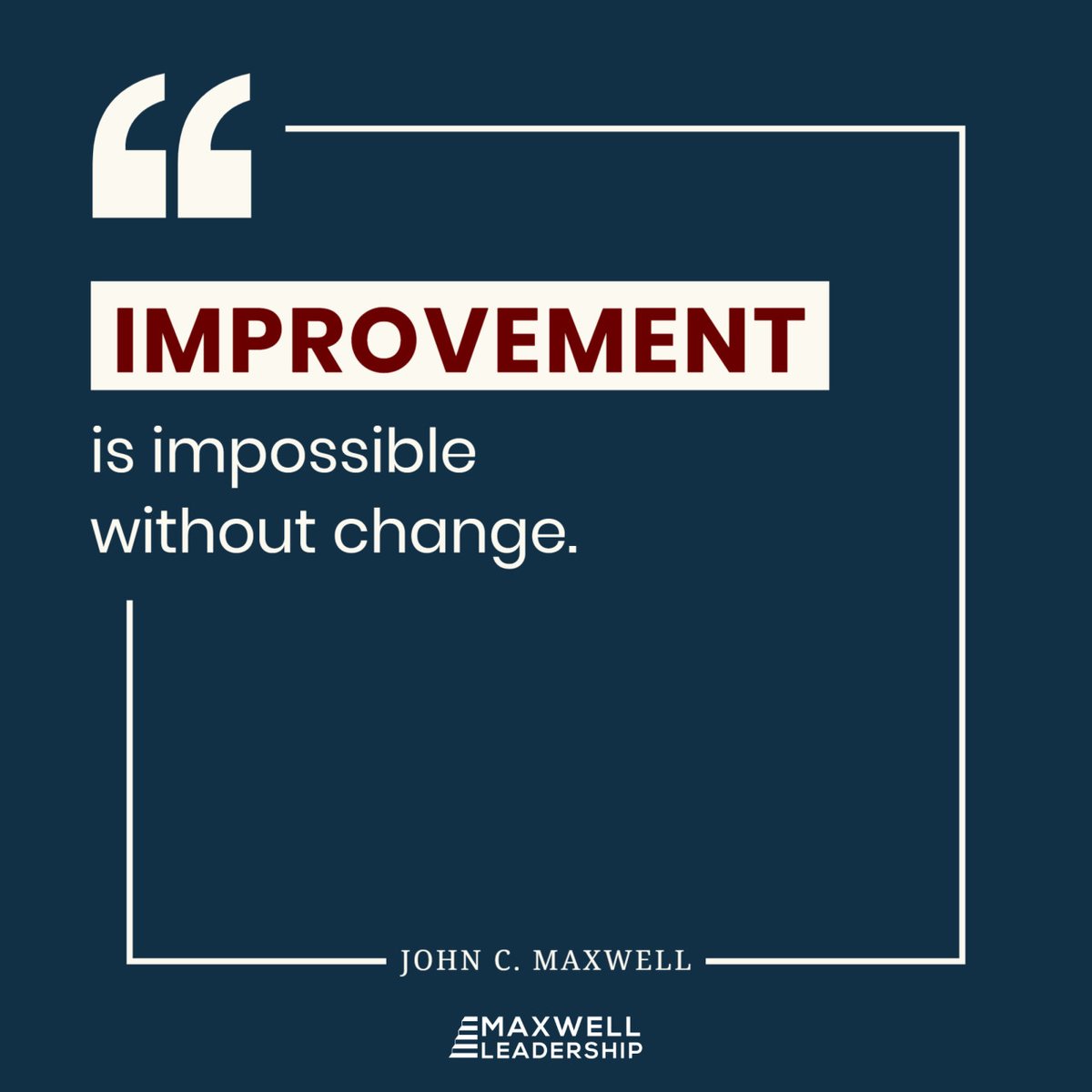 There is always room for improvement!
.
.
.
#TheJohnMaxwellTeam #Leadership #JMTDNA