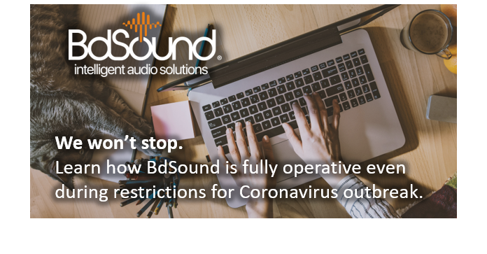 Safety and security first: learn how BdSound will operate during the following weeks for keeping our people safe and our projects up and running. bdsound.com/we-wont-stop/
#bdsound #intelligentaudiosolutions #smartworking