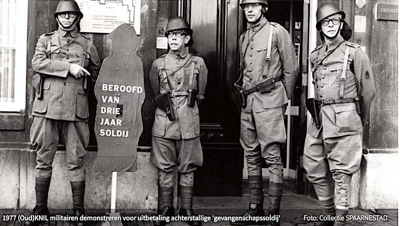 qnareporter's tweet image. Bij het aanbieden van #excuses voor het geweld tijdens de onafhankelijkheidsoorlog vergat de #koning te vermelden dat Nederland in 1949 de #backpay aan haar eigen personeel over 3,5 jaar Japanse bezetting doorgeschoven heeft naar #Indonesië. Zogenaamd. Om ervan af te zijn.