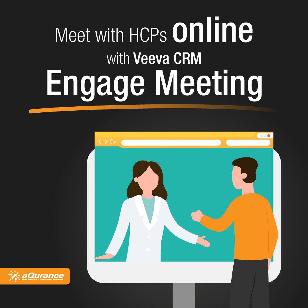 Aqurance's tweet photo. Office access to #HCPs currently restricted? Expand digital engagement w/ @veevasystems CRM Engage meetings. Leverage Veeva CRM Engage meetings for real-time, #remotedetailing #online HCP engagement #Veevaexperts #VeevaEngage #Pharma #LifeSciences https://t.co/lXcA88a8MJ