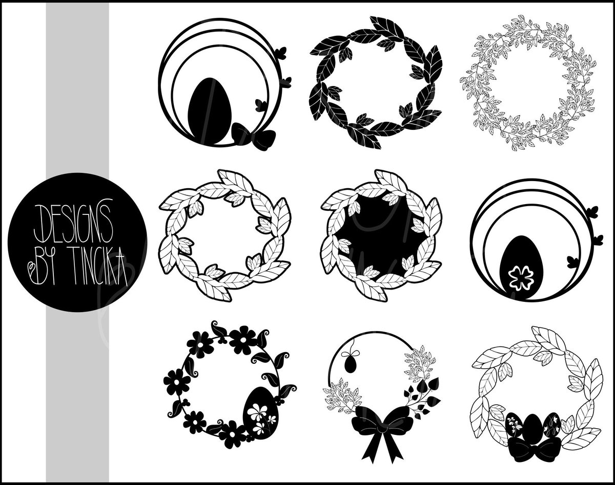 DTincika's tweet photo. Excited to share the latest addition to my #etsy shop: Easter wreath SVG and PNG bundle #2.  #scrapbooksupplies #easter #kidscrafts #wreath #svgpngfiles #templatecut #svg #png https://t.co/6kSj4xeBeL