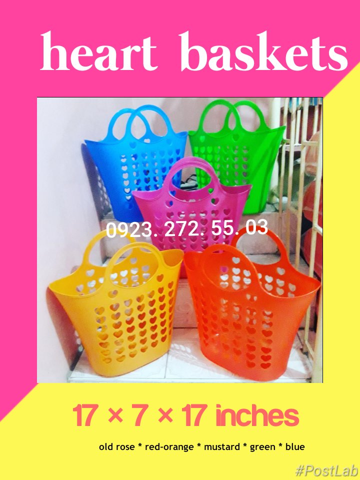 Hi!
I got these USEFUL, DURABLE & COLORFUL BASKETS being offered to you for SALE 

#gift 
#gifts
#token
#tokens
#giveaway
#giveaways
#souvenir
#companygiveaways
#corporategiveaways
#charitygiveaways 
#party
#partyideas
#christmas
#wedding
#birthday
#baptismal
#Easter
#baskets