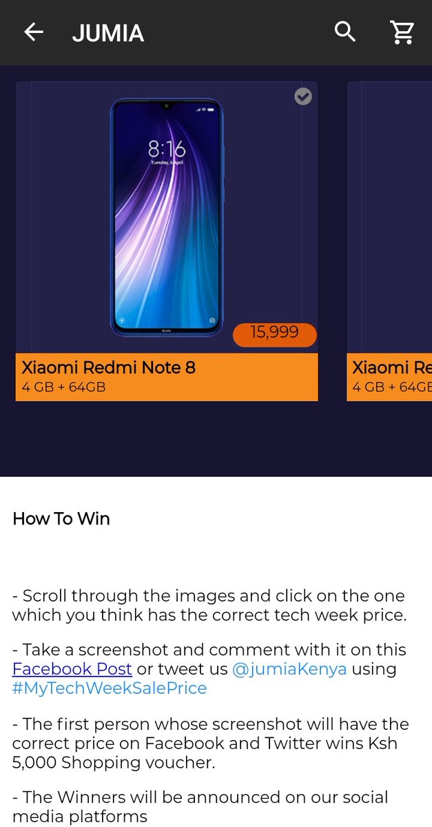 dylannknox's tweet photo. @JumiaKenya Umesema tu click hapa ๐ https://t.co/7pXgVcOIpL alafu tu screenshot? ๐
#MyTechWeekSalePrice https://t.co/s7EmUqLYaQ