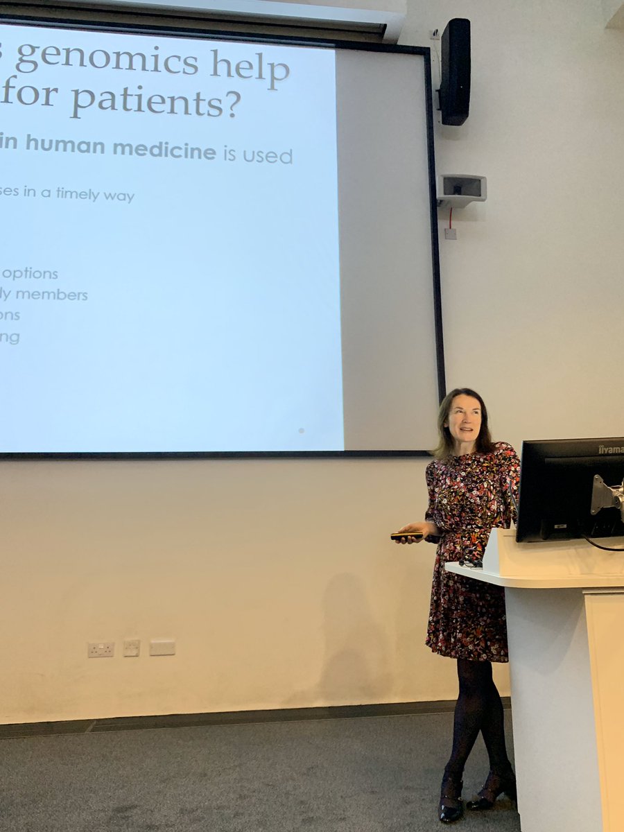GemmaChand's tweet photo. Our Medical Director @EMEE_GLH Sarah Bowdin kicking off our genomics conference for nurses and midwives #genomicsCUH #genomicsconversation @NHSgms #YearoftheNurseandMidwife @_EEGMC https://t.co/ckrhQ0n6a4