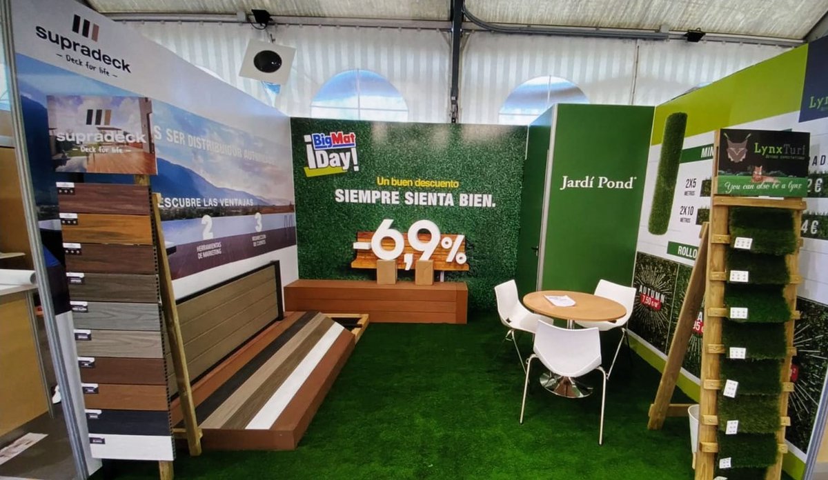 LaFACT_Fupar's tweet photo. ✂ Així és com hem imprès i retolat els #vinils de l'estand que @JardiPond, majorista de materials de jardineria, ha utilitzat per participar a la #fira Tecnova Piscinas - @feriademadrid #Madrid. 

🤝 Clients compromesos amb la inserció laboral que aposten pel valor social ✔ https://t.co/tcLSH5k7hb