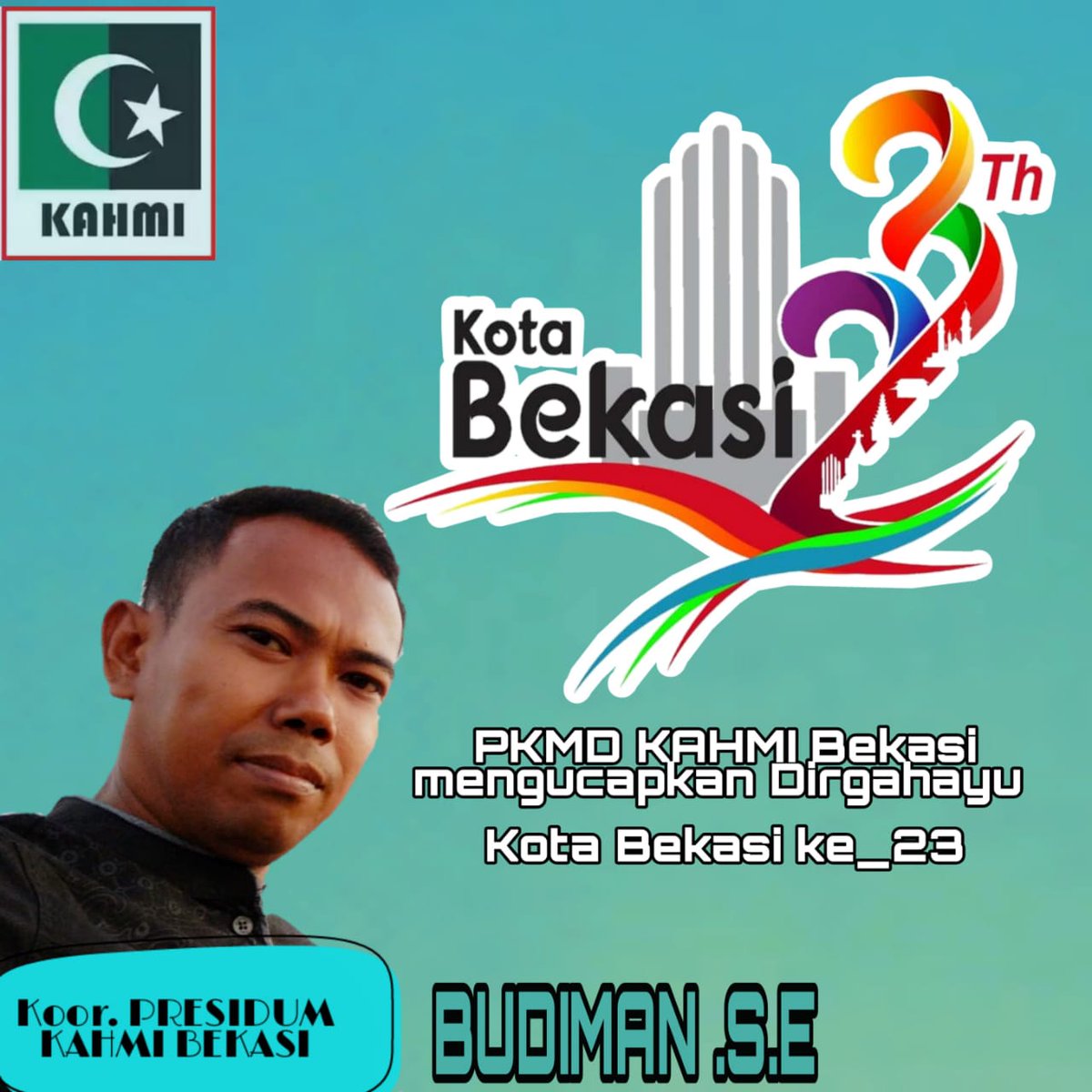 budimanboy1's tweet photo. Cerdas. Kreatif. Maju. Sejahtera. Ikhsan. #Kotaku

#milad23kotabekasi https://t.co/ITI4aMXyjc