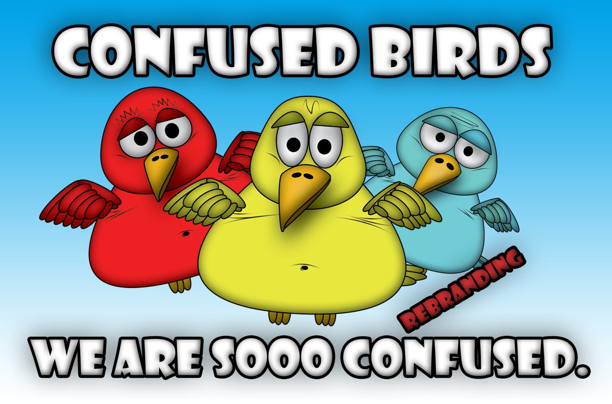 ConfusedBirds1's tweet photo. 😃Confused Birds🙃
🤪We are sooo confused😉
#rebranding https://t.co/hi6maALk7L