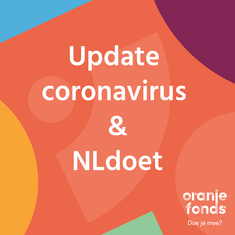 We volgen de ontwikkelingen rondom het coronavirus op de voet en volgen de adviezen van het RIVM. Hierbij een update over het coronavirus en NLdoet: nldoet.nl/veelgestelde-v… #NLdoet #NLdoet2020