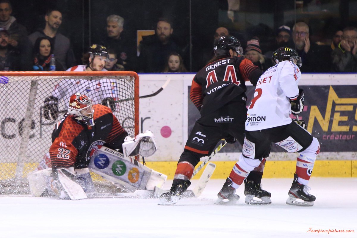 ScorpionsMulho's tweet photo. Jour de playoffs ! 
🆚 @LesGothiques
✅✅❎❎❎🔲🔲
⌚ 20h
📍 Aren'Ice (Cergy) 
📺  https://t.co/XgWf2FGjAE (gratuit) 
📋 https://t.co/xMdHE8relZ

#TousScorpions #SLMhockey
#AllezMulhouse https://t.co/sg3EO0aTTs