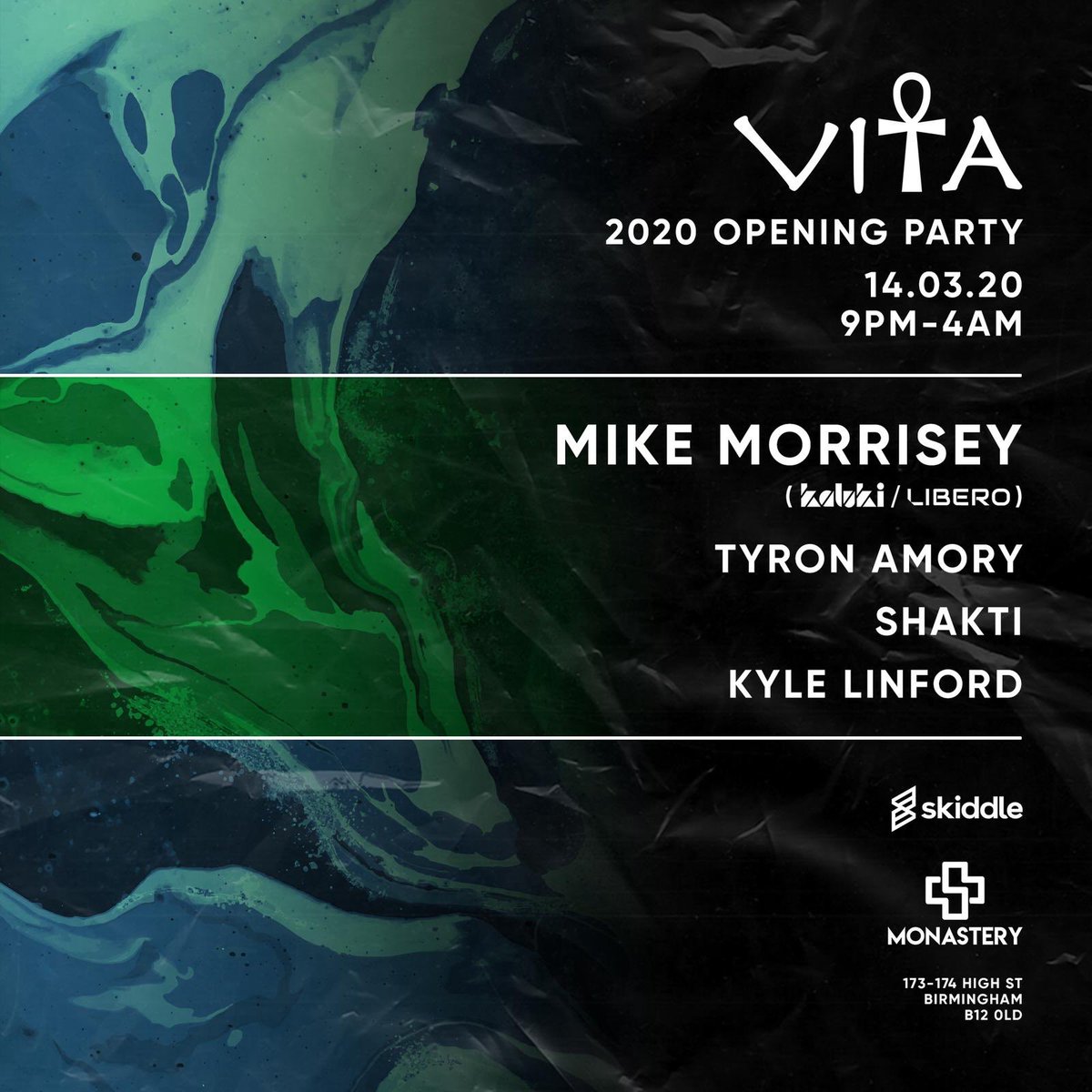 folieemusic's tweet image. All we know is @vitabirmingham this Saturday is about to shut down @mikemorrisey_ @libero_mcr @KalukiMusik Birmingham business... @tyronamory @ShaktiSounds @KyleLinford 🚧🚧🚧