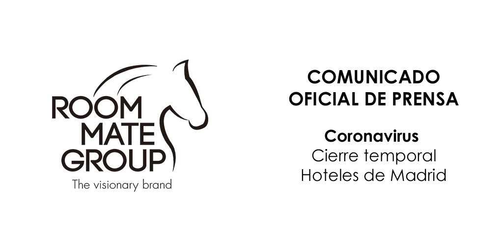 Para mi y todo Room Mate Group las personas son la prioridad. Es el momento de ser responsables y solidarios con nuestros clientes y roomies. Por eso, he aprobado una serie de medidas sobre el coronavirus. COMUNICADO OFICIAL - CIERRE HOTELES MADRID ➡bit.ly/ComunicadoOfic…