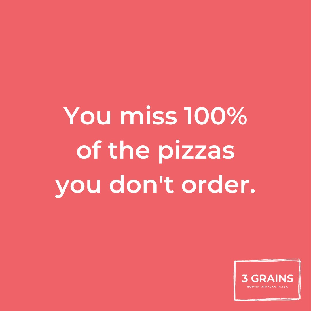 3GrainsPizza's tweet photo. Never a truer word was written! And with our 3 GRAINS online ordering platform, you can pick and choose your pizza quickly and easily and have it delivered straight to your door by us. Our drivers, our responsibility, your delicious food. https://t.co/QZ3UJaKQqM