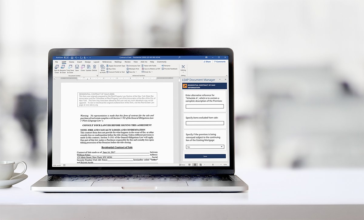 LEAP4Lawyers's tweet photo. The LEAP Document Manager allows you to automatically complete forms by working directly with you in Word. Learn more about this functionality here: https://t.co/bJ4vV9Zrwe #LEAP #legalsoftware #DocumentManager https://t.co/QG8hhTcn7f