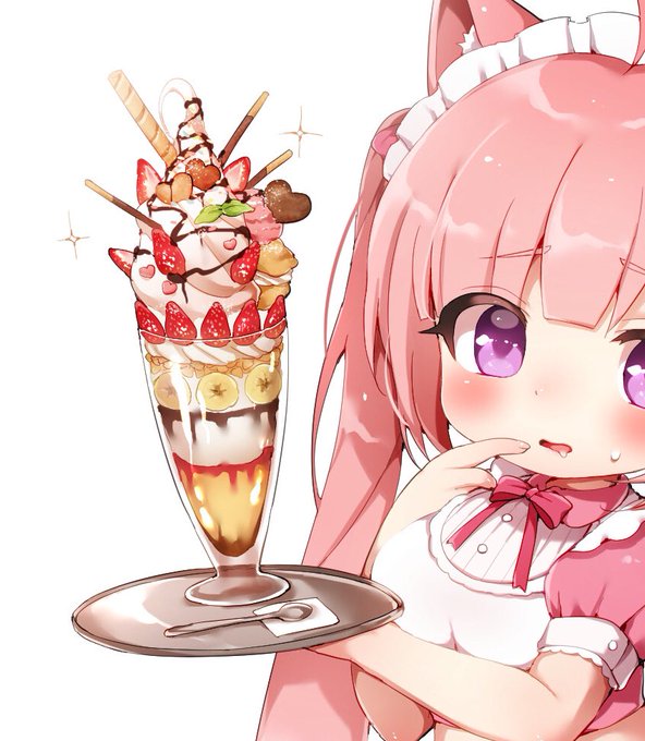 #食べ物の絵
っていうタグがあった🍨 