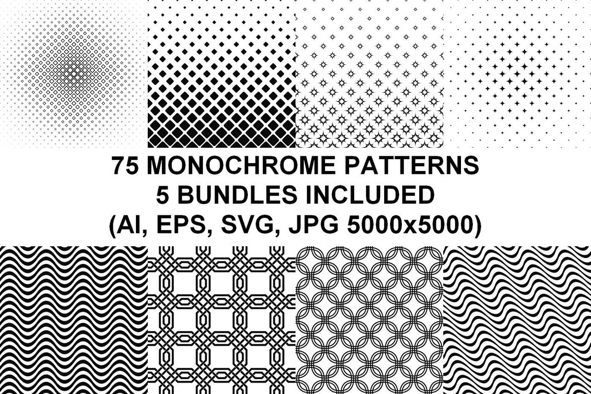 DavidZydd's tweet photo. 75 Monochrome Geometrical Patterns #design #geometric #monochrome #BlackWhitePattern #MonochromeGraphic #MonochromeBackgrounds #sale #backgrounds #background #backdrop #BlackWhiteBackground #patterns #graphics #PatternDesigns #behance #bundle #BackgroundG https://t.co/y1jZ6A4vnd https://t.co/ZEUxHCcKVh