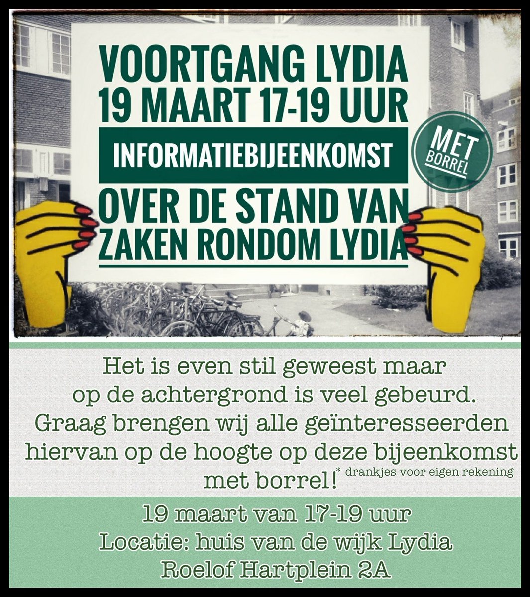 HuizeLydia's tweet photo. Komt allen! https://t.co/EMxElZ49fk