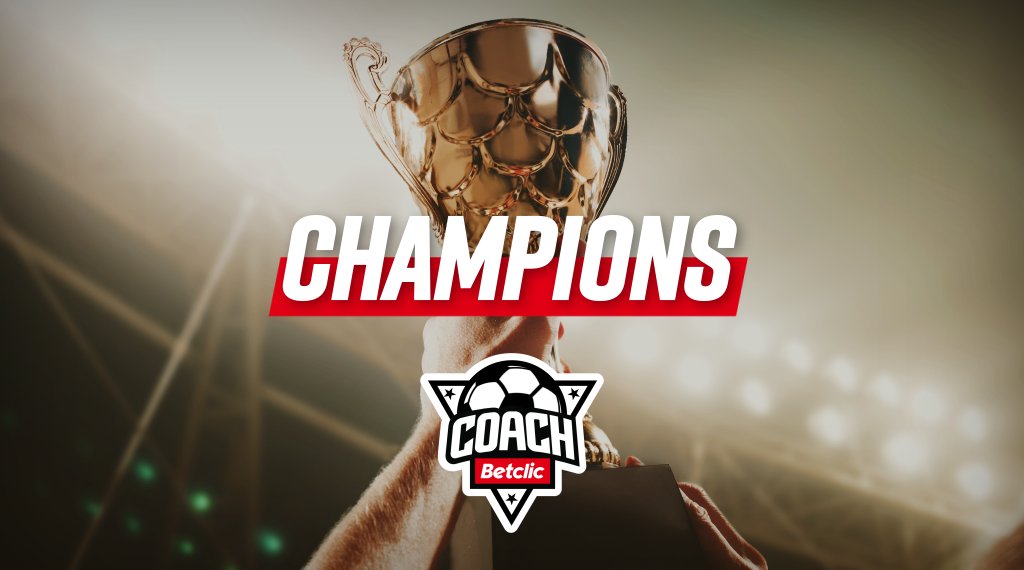 Betclic's tweet photo. @EdgarDupre 🏆 Félicitations ! Grâce à ton coaching tu rejoins le panthéon des #CoachBetclic. En attendant de savoir si tu as gagné un lot, tu peux parier sur la #LDC : https://t.co/7DUN28SNJb

🍀 RT ce tweet pour avoir 2x plus de chances de gagner
🤑 TAS le 23/03 max https://t.co/EoXwH0ZGww