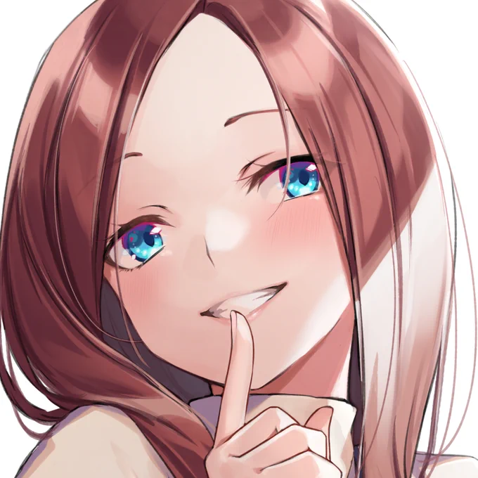 「しーっ」
#五等分の花嫁 #中野三玖 