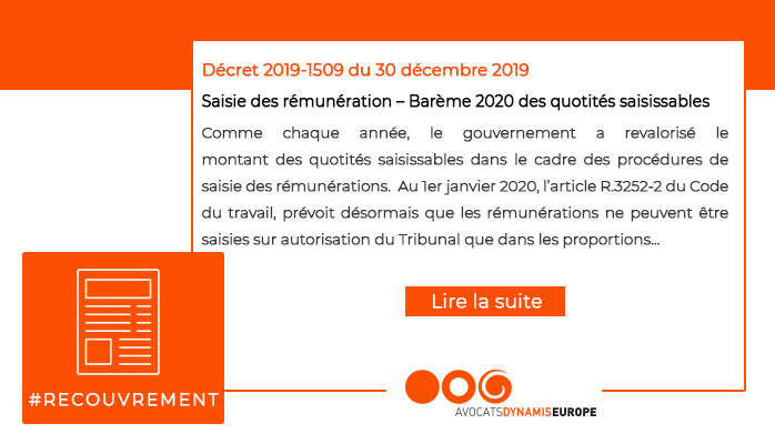 DynamisEurope's tweet photo. [ 🖊️ DYNAMIS ACTU ]
Découvrez l’article de la semaine à lire sur le site du cabinet Avocats Dynamis Europe 
#avocats #droitdesaffaires #Recouvrement #saisies #rémunération #barème ➡️ https://t.co/hSLVVVyCLp https://t.co/ugRrISwdMq