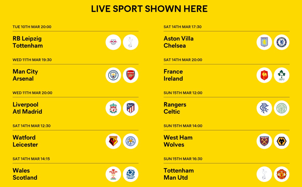 Just SOME of the fixtures on this week! Join us tonight to cheer on Spurs and grab yourself a burger and beer for just £10 🍔