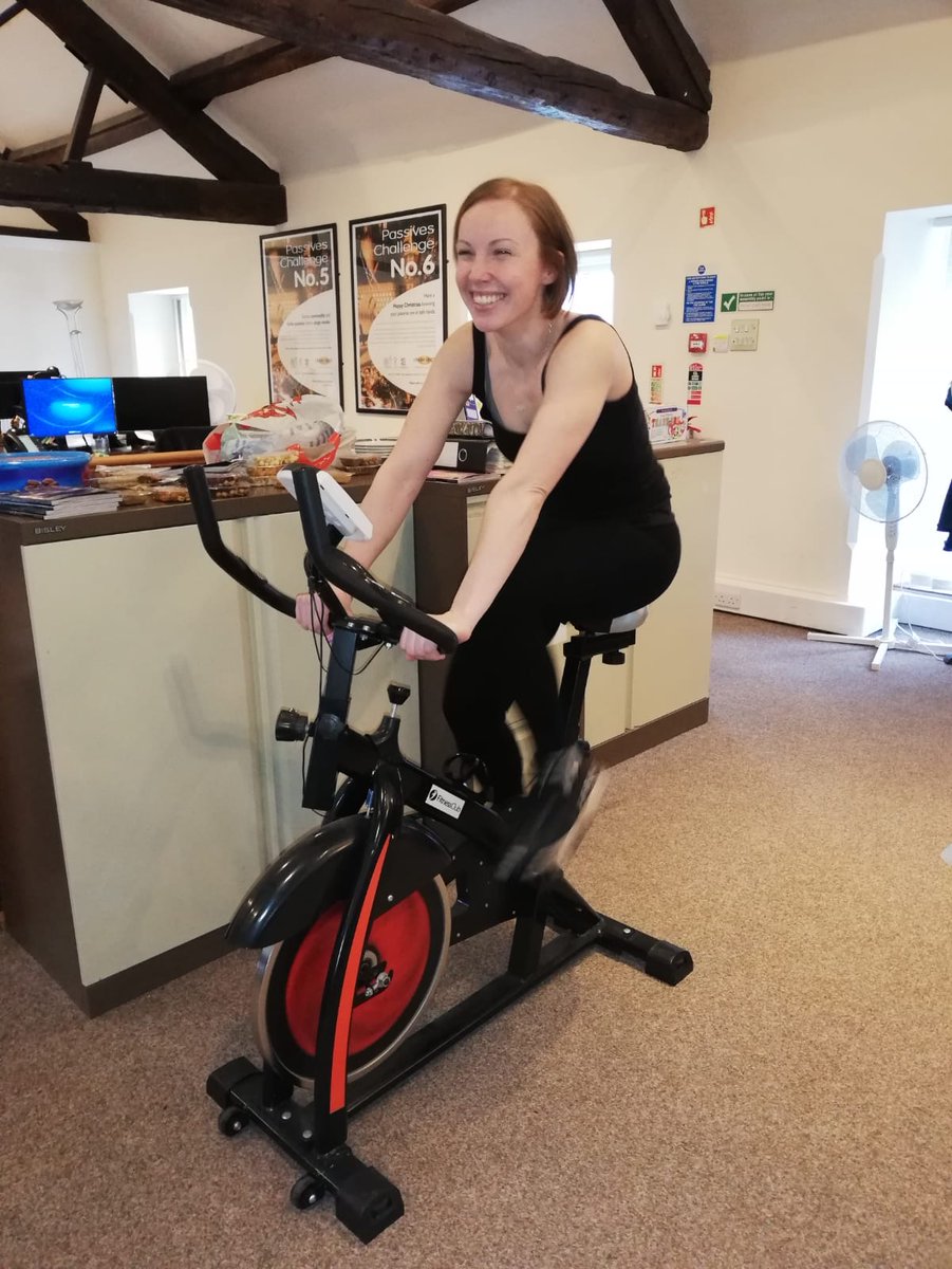 Week 8 of our Australia miles challenge &amp; the weather has  taken its toll on our ability to get the miles in, so we've taken drastic measures and moved an exercise bike into the office! Dig deep and keep us motivated - uk.virginmoneygiving.com/CharcroftElect…