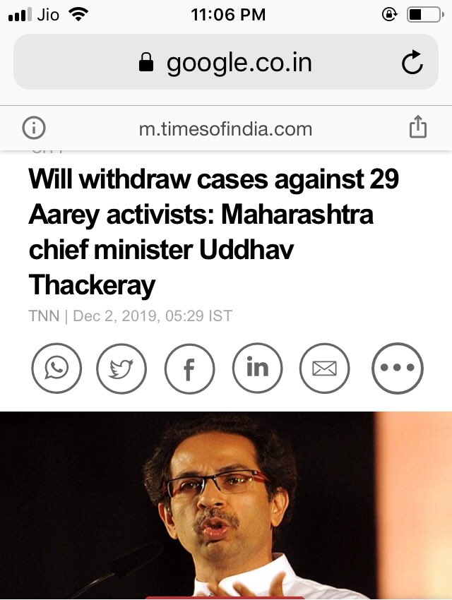 terence_fdes's tweet photo. @PoojaB1972 @Dev_Fadnavis @MumbaiMetro3 @OfficeofUT @AUThackeray @tanmay_shinde99 @kukk44 @GreenStalin @cassynaz @ConserveAarey @AneraoKailash @MonaAmbegaonkar @RanjitOne IRONY OF JUSTICE
- No Criminal Cases Against @Dev_Fadnavis @MumbaiMetro3 for Illegal Destruction Of Over 2000 Trees at #SaveAareyForest
But 29 Innocent Citizens who Tried to Save these Trees Slapped With Criminal Cases & It’s 5 months now they pay the price each day
#Day982 https://t.co/mjJGUbkoB7