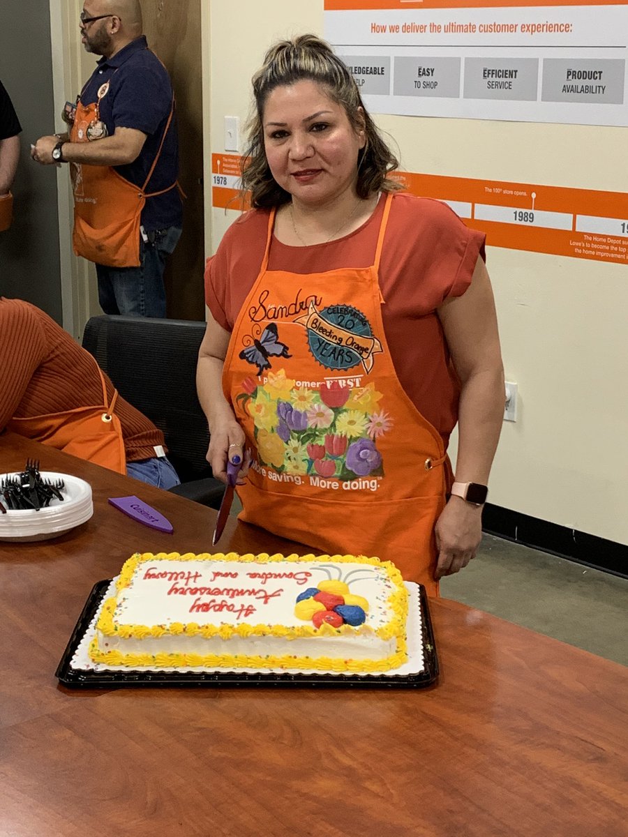 Celebrating Sandra on her milestone of 20 years at The Home Depot! From cashier to Department Supervisor, and everything in between! <a href="/MccourtDonTHD/">Don Mccourt</a> <a href="/DeeByars/">DeeByars</a>