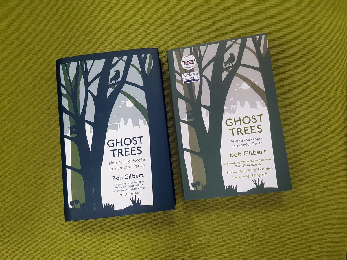 SarabandBooks's tweet photo. 'Ghost Trees: Nature and People in a London Parish' paperback has finally landed. (Much easier to read on the tube.) By author #BobGilbert, as heard on @BBCRadio4. Available in all good bookshops today. #GhostTrees https://t.co/mGRzpmfwap