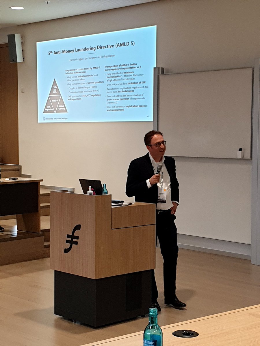 DasAusgerufene's tweet image. Markus Benzing is introducing the European regulatory landscape for crypto assets 
#freshfields #digitalassets #regulatoryfragmentation
#cryptoassetconference