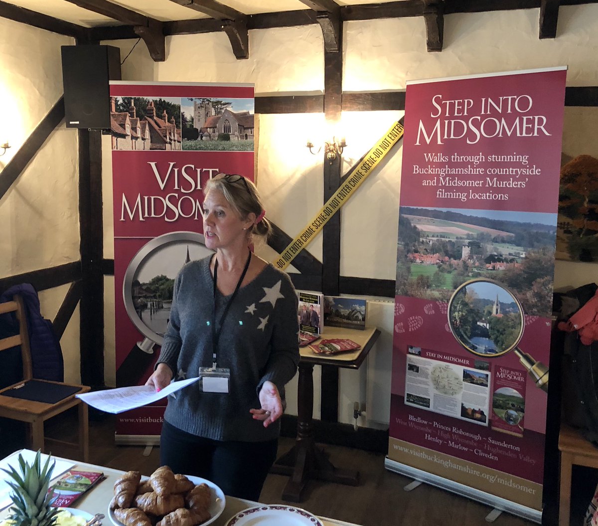 We are stepping into ⁦<a href="/visitmidsomer/">Visit Midsomer</a>⁩ this morning, with the launch on a new trail in the tucked away hamlet of Bledlow. Opportunities for small businesses to promote their proximity to the trail. #Chilterns