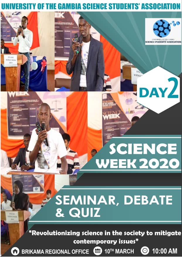 utgssa's tweet photo. Day 2 kicks off with a Seminar on Quality Standards, Conformity Assessment and Meteorology delivered by @TGSBstandards 
#2020ScienceWeek 
#BiggerandBetter 
#GambiaStandardsBureau https://t.co/JA4qIjIdSs
