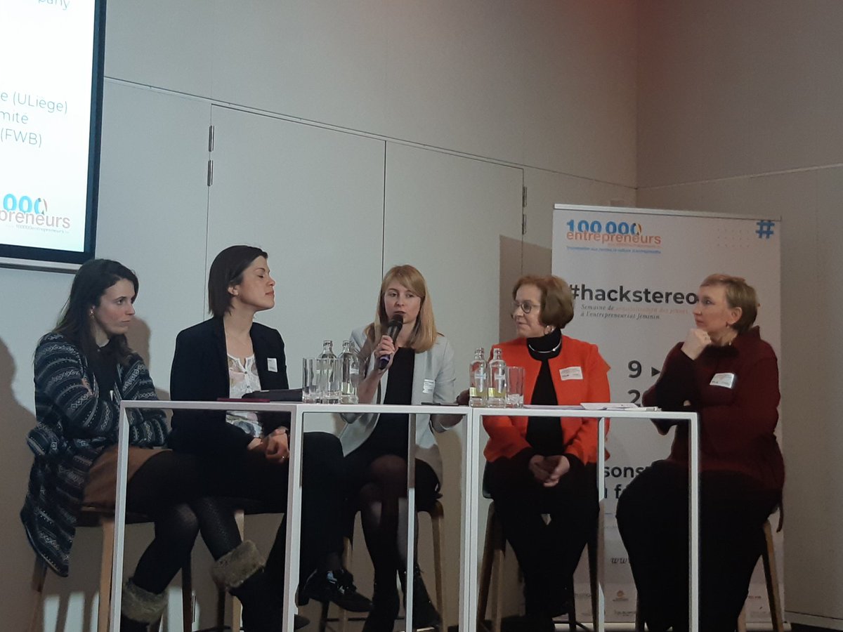Phasya_company's tweet photo. Yesterday, our co-founder Clémentine François joined a panel of business women for a round table about entrepreneurship organized by @100000entrepbe #hackstereotypes https://t.co/yjYtMndK0K