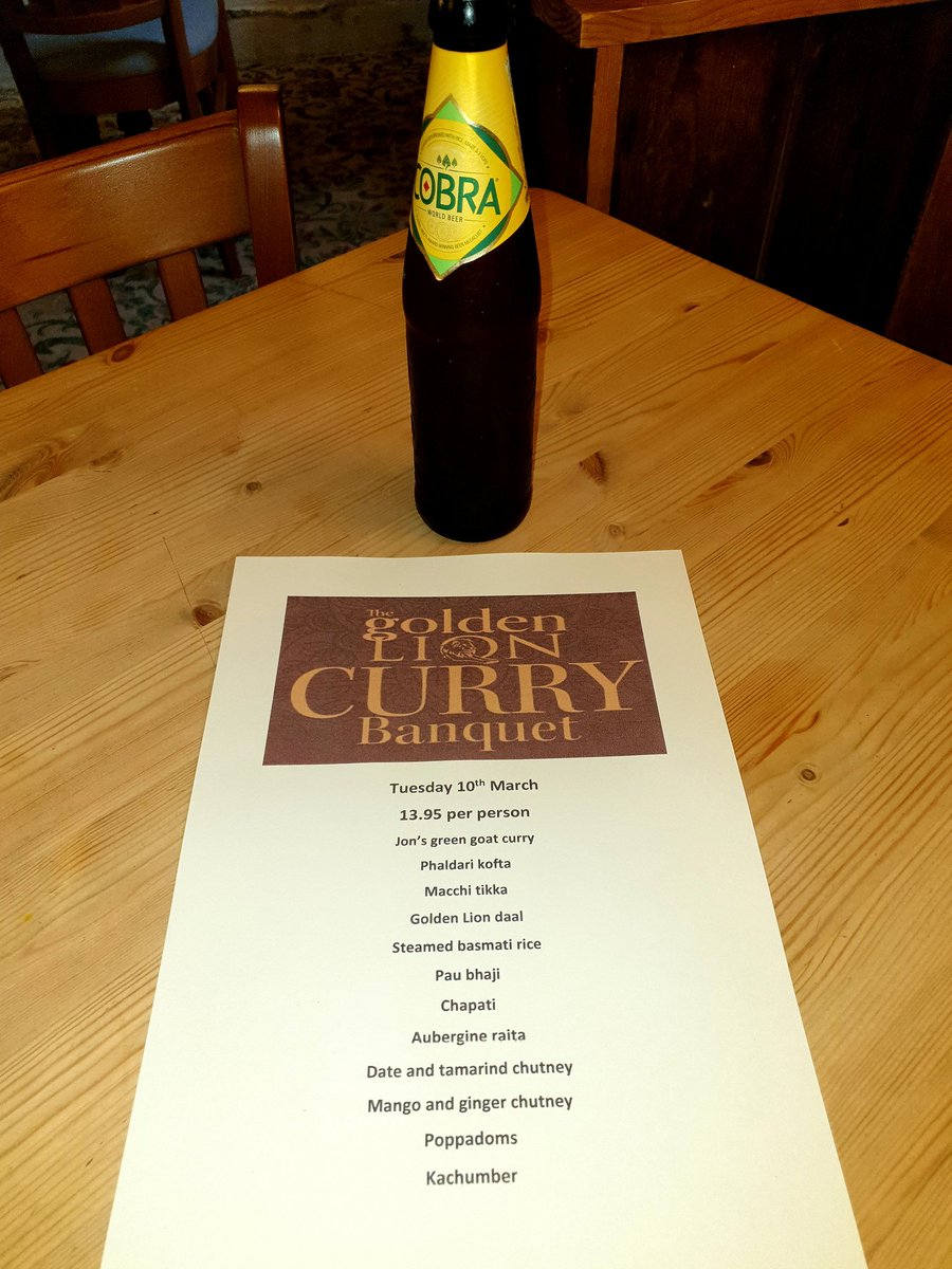 Curry night tonight, booking advisable. Call 01841532797.
<a href="/AlexClark1902/">alex clark</a> <a href="/JonRobi03420959/">Jon Robinson</a> @vbrinham