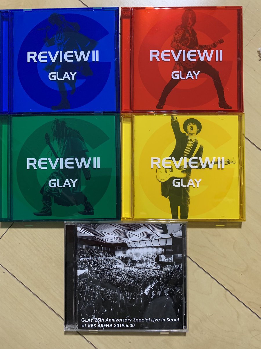 happyswiner's tweet photo. フラゲ完了！
#GLAY
#REVIEWIIBESTOFGLAY https://t.co/CrPUnVpVoA