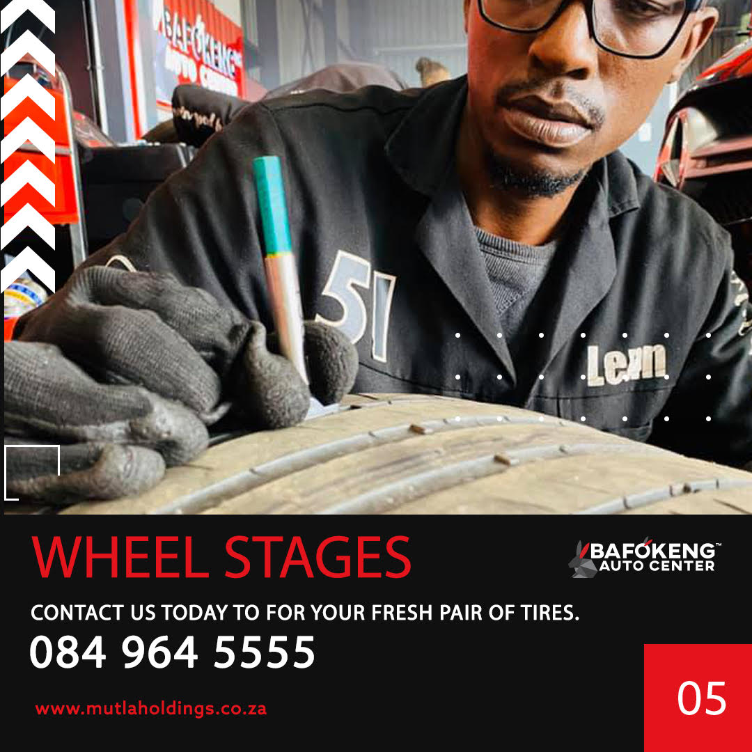 BafokengAuto's tweet photo. Replacing your tyres: All tyres wear out or become damaged and will eventually need replacing. How quickly that happens depends on various things, like your driving habits, where you live and how well you maintain your tyres. Contact us today 084 964 5555 to replace your tyres. https://t.co/lhUhCKfXYX