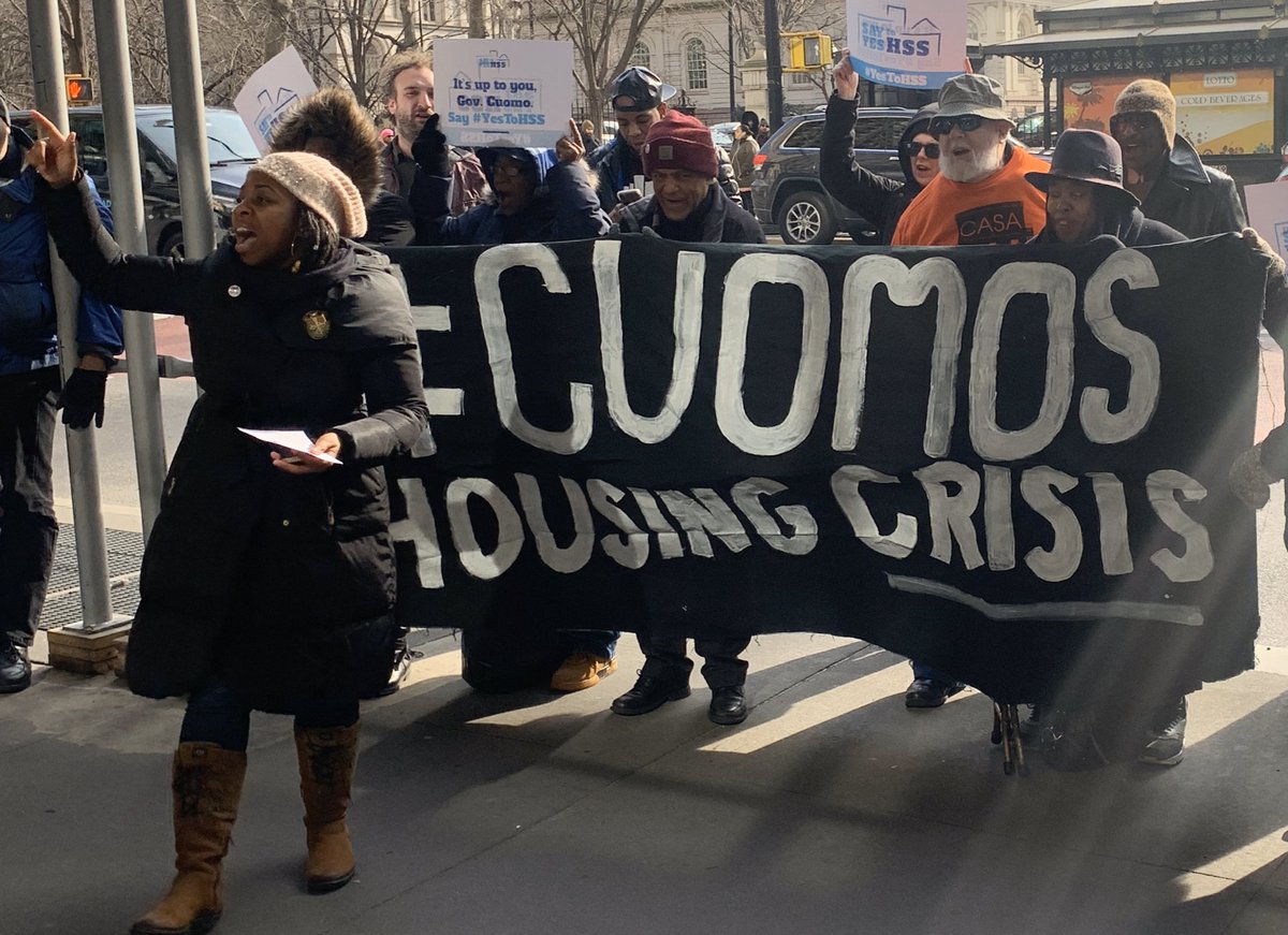 Today, NYS Capitol at 11AM: Rally at <a href="/NYGovCuomo/">Archive: Governor Andrew Cuomo</a>’s office to demand the Housing Access Voucher Program (HAVP) &amp; <a href="/HomeStabilityNY/">Home Stability Support</a>.

Homeless NYers and ppl facing housing instability are at highest risk for public health issues!

Join us.