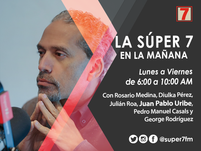 super7fm's tweet photo. Ā”En el AIRE! La SĆŗper 7 en la MaƱana, información directa al servicio del paĆs. #Super7enlaMaƱana con @PedroMCasals @Diulkapereztv @RosarioMedinaG #JuliĆ”nRoa #JuanPabloUribe #GeorgeRodriguez. SINTONIZA la #Super7FM 107.7FM - TambiĆ©n en https://t.co/EDgTwt7vMi - #Domiplay #Tunein https://t.co/rSG7UVocC6